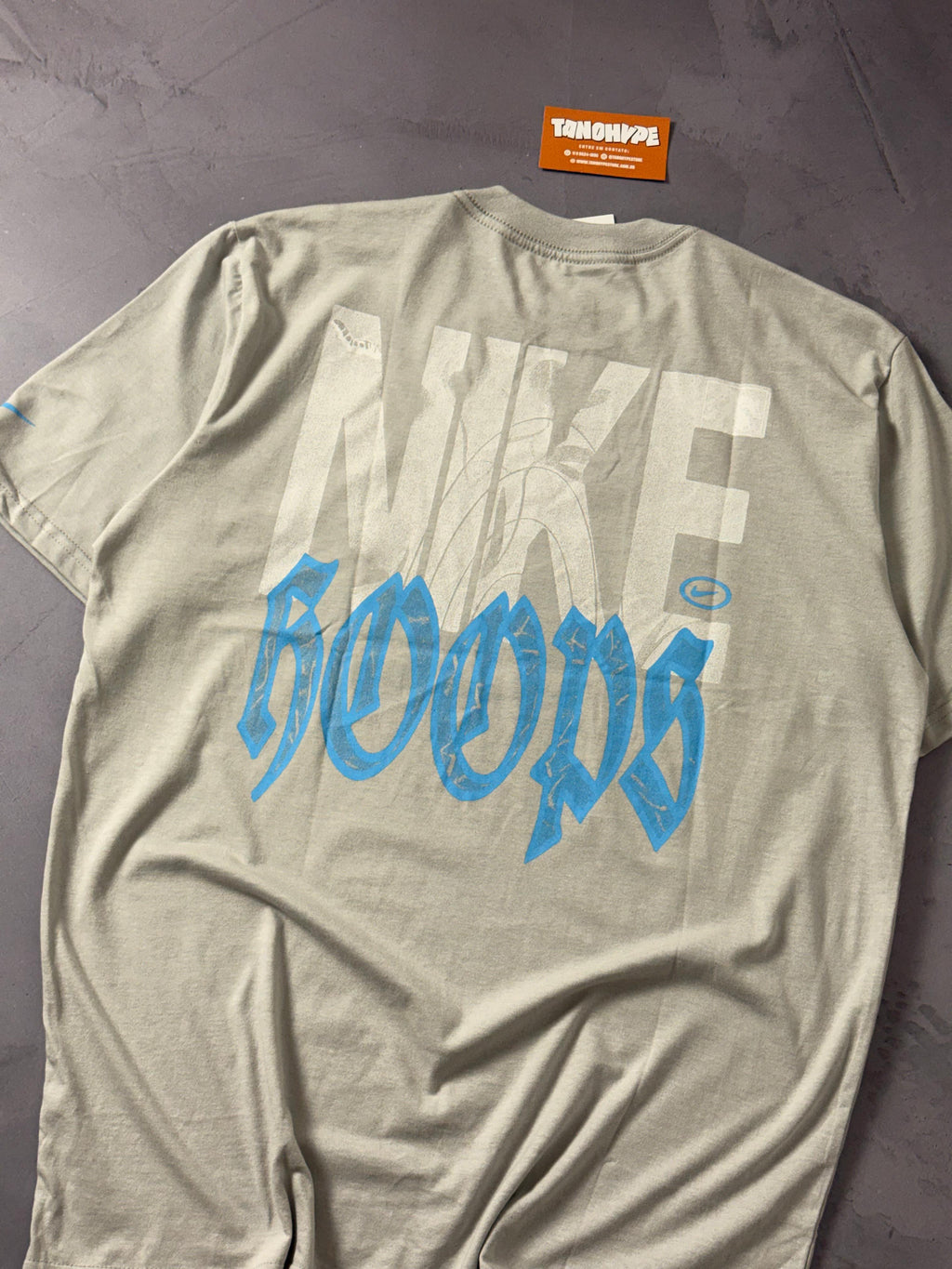 Camiseta Nike Hoops - Cinza