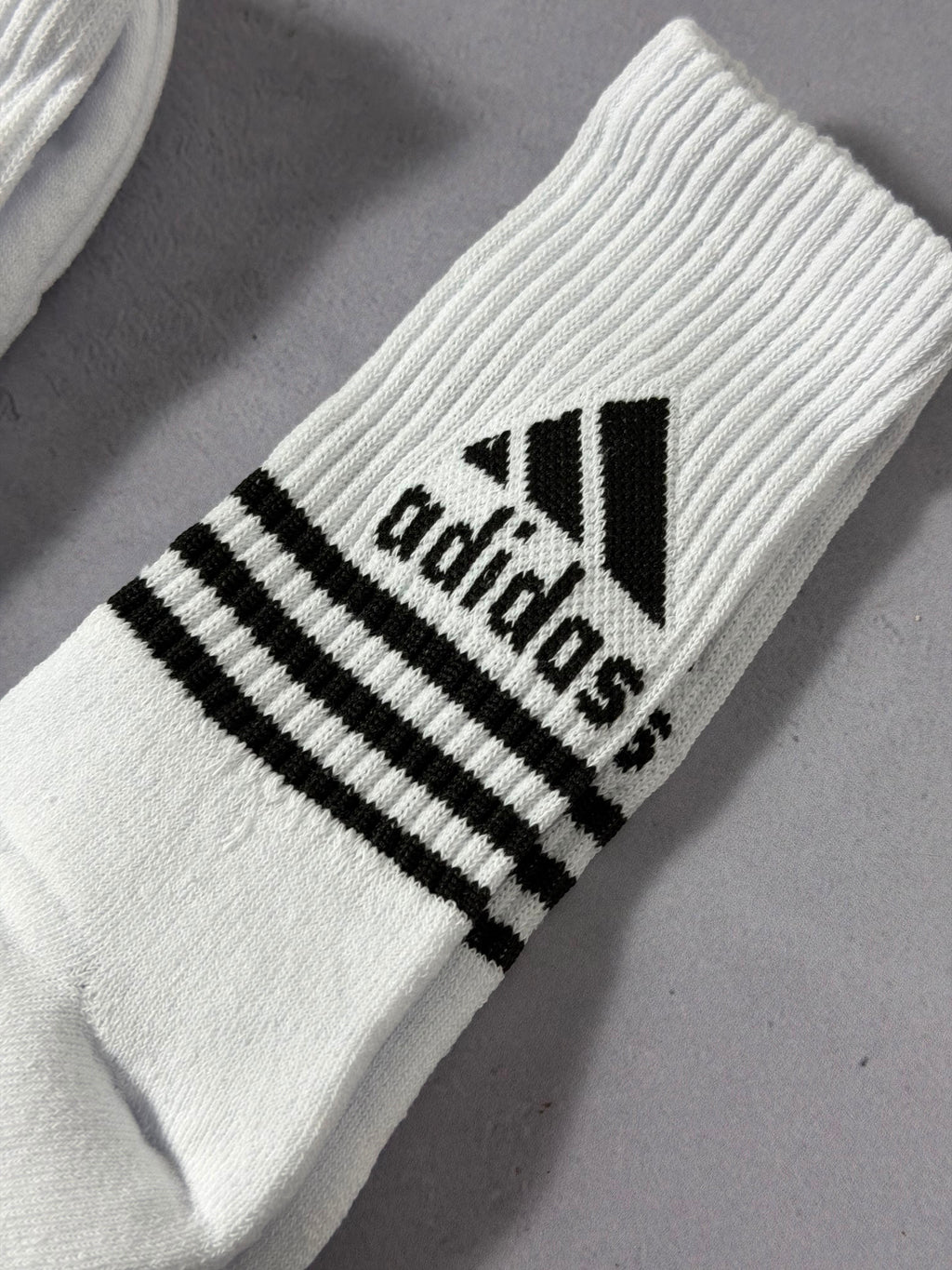 Meia Cano Alto Adidas - Branca