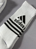Meia Cano Alto Adidas - Branca