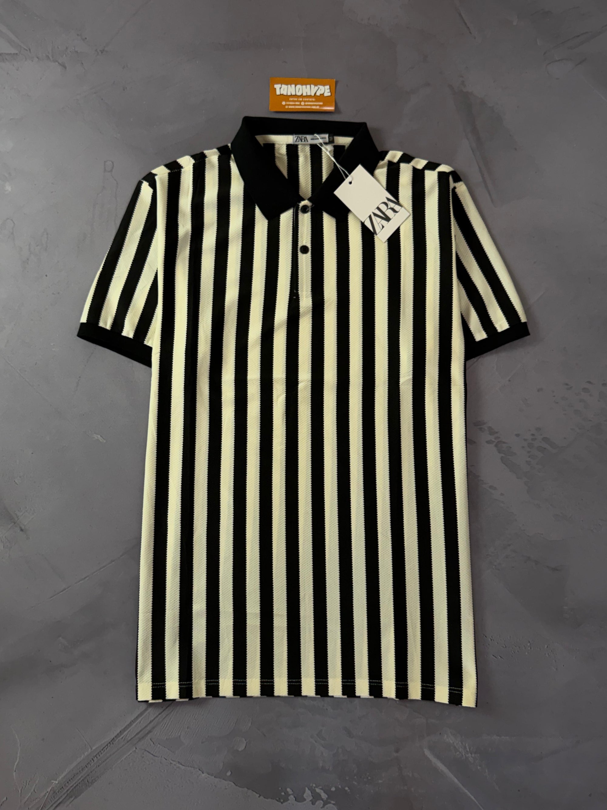 Polo Zara Tricô - Listrada