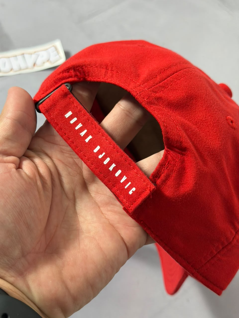 Boné Lacoste Tennis Novak Djokovic - Vermelho
