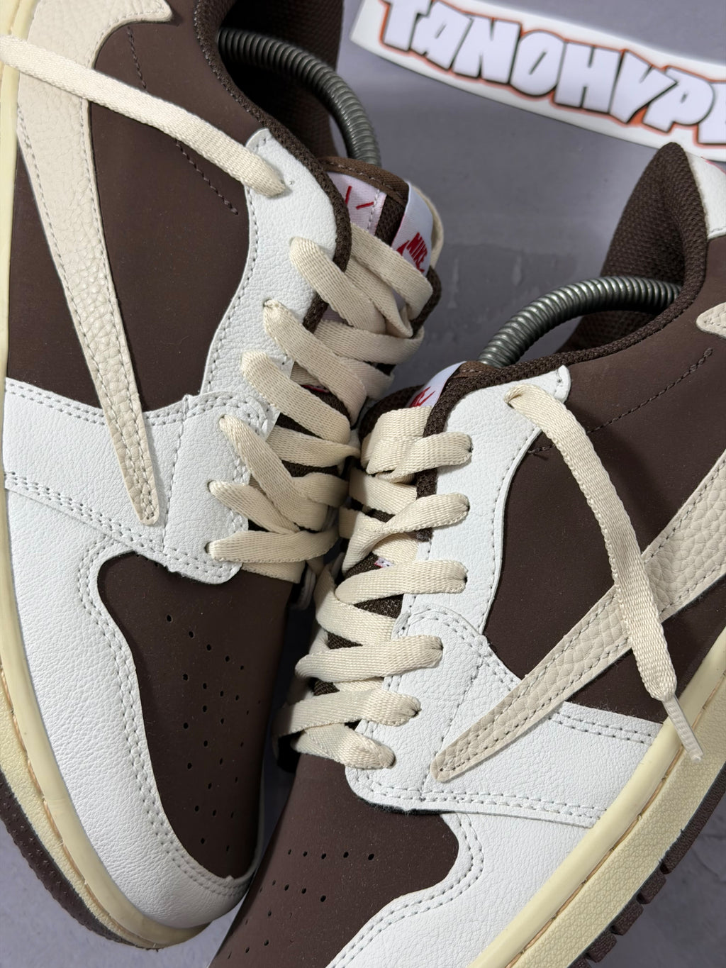 Tênis Nike Air Jordan Low 1 x Travis - Reverse Mocha