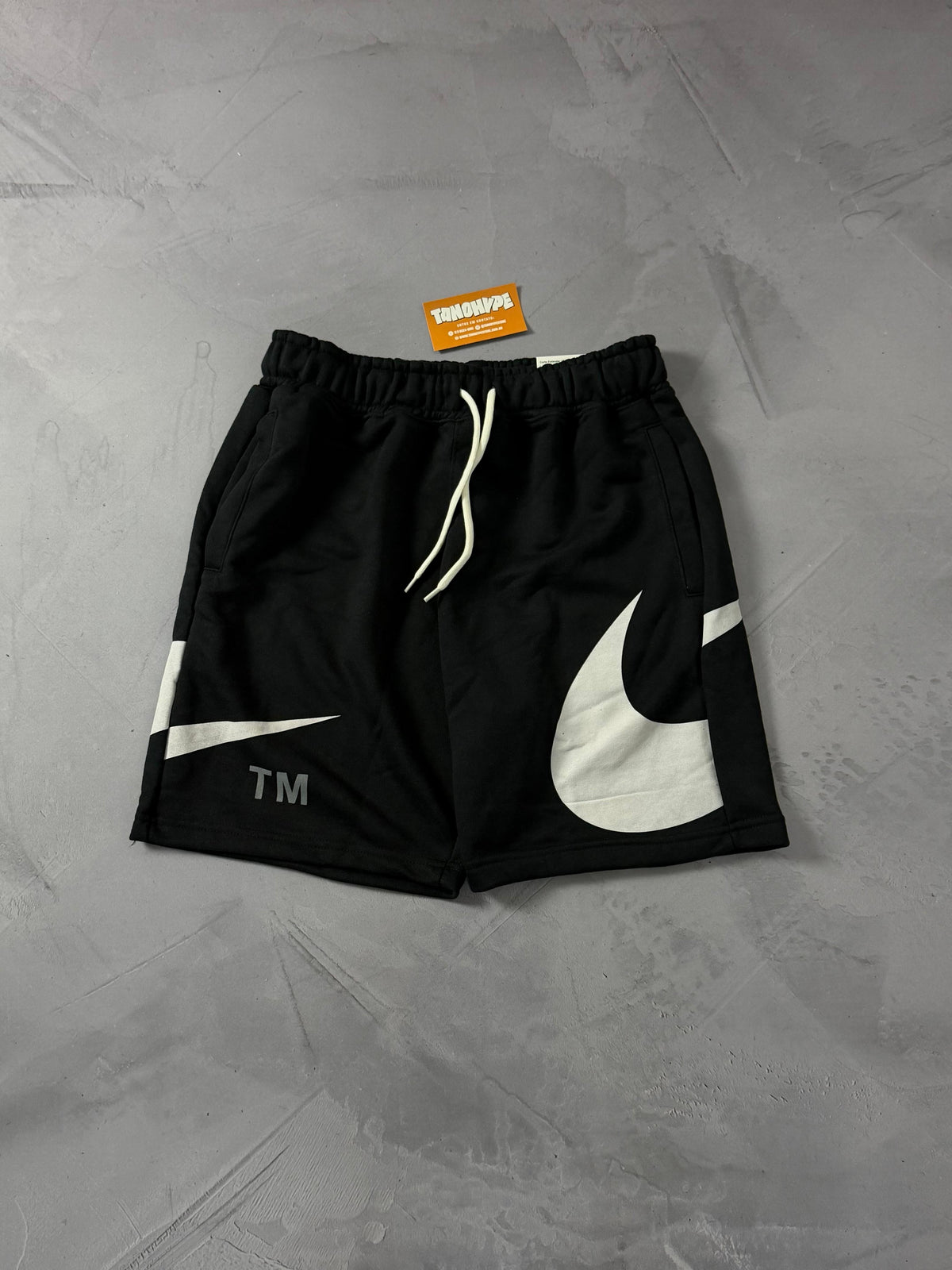 Shorts Moletom Nike Big Swoosh TM - Preto