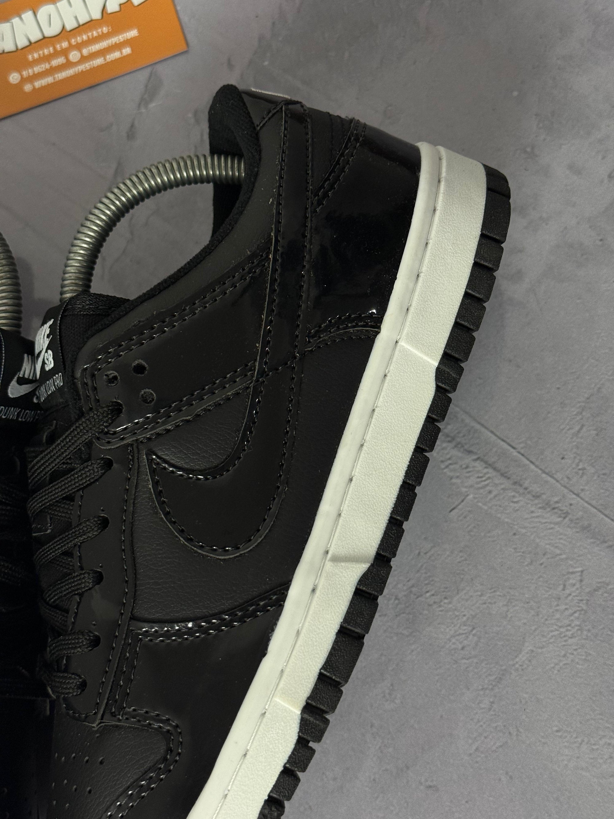 Tênis Nike Dunk Brilhante  - Preto