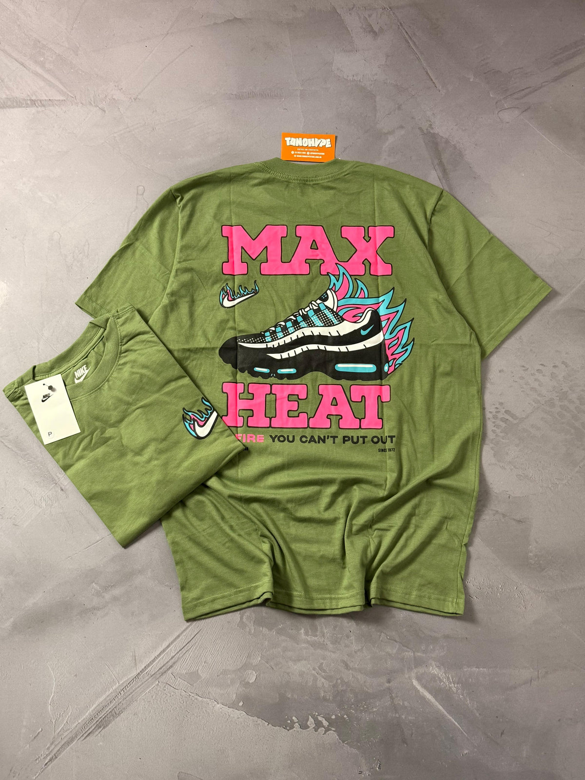 Camiseta Nike Max Heat - Verde