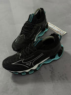Tênis Mizuno Wave Prophecy 14 - Preto e Azul Bebê