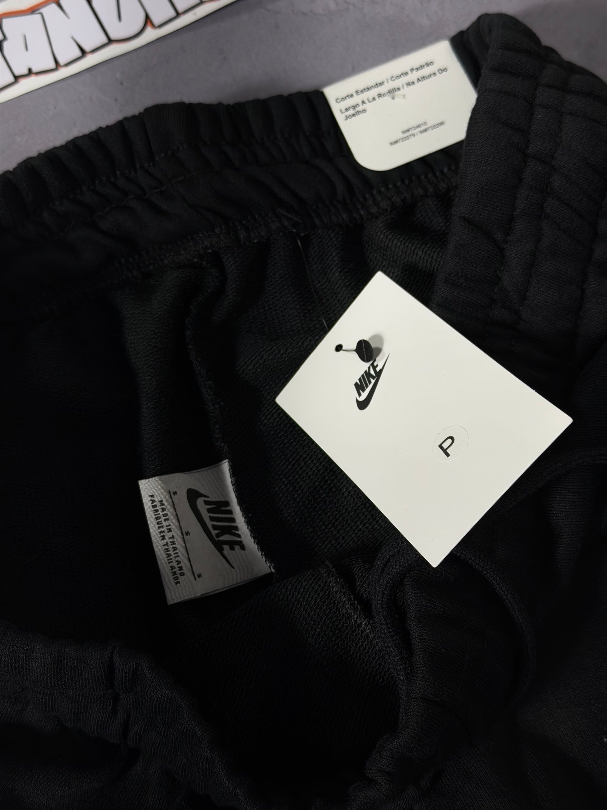 Calça Moletom Nike Reta - Preta