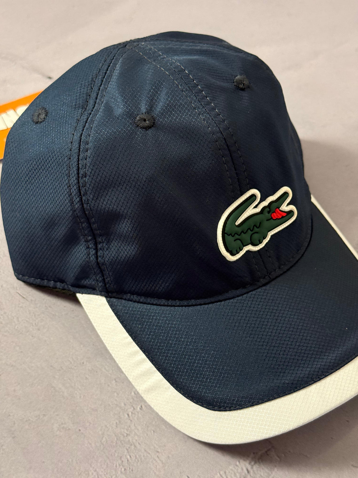 Boné Lacoste Big Croc Sport - Azul Marinho