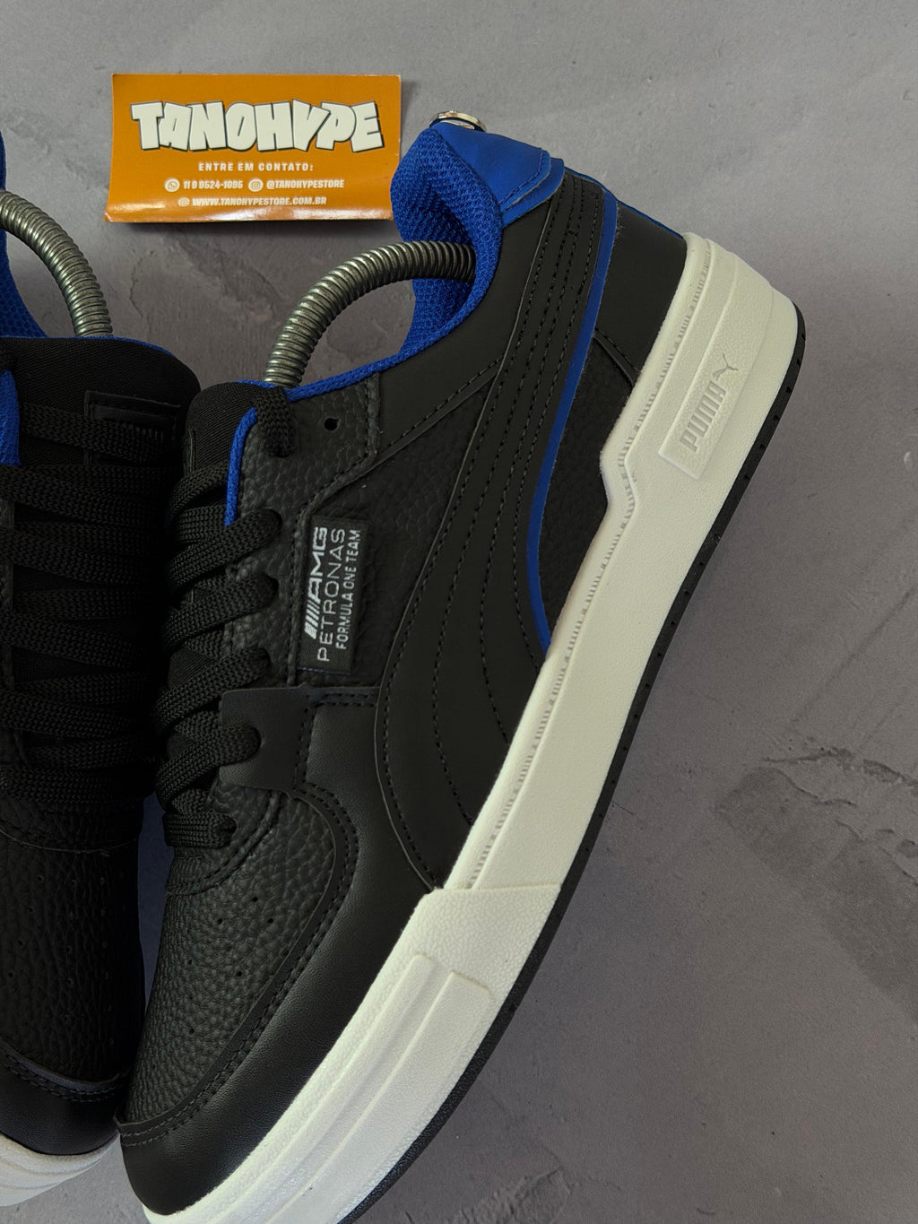 Tênis Puma Ca Pro AMG Mercedes - Preto e Azul