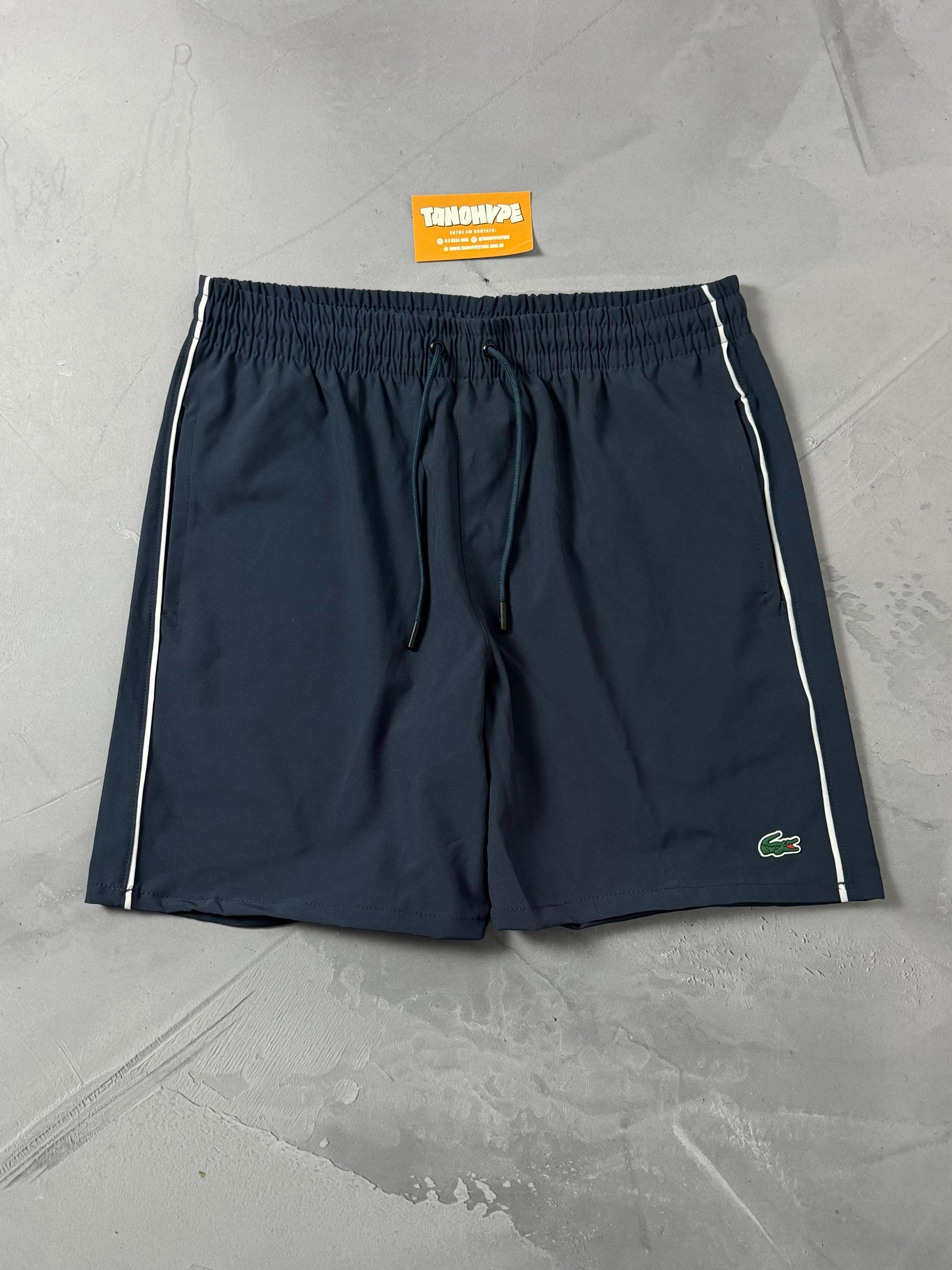 Shorts Tactel Lacoste - Azul Marinho