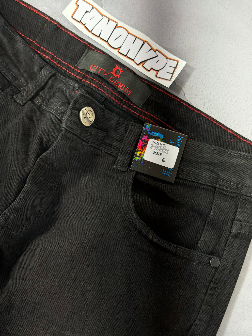 Calça Jeans City Denim - Preto 02