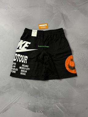 Shorts Moletom Nike World Tour - Preto