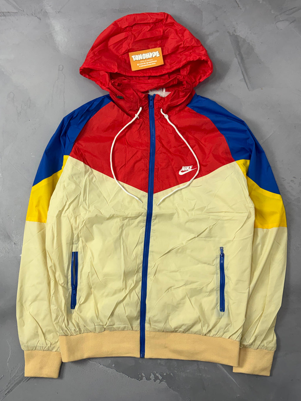Corta Vento Nike Windrunner - Azul/Vermelho