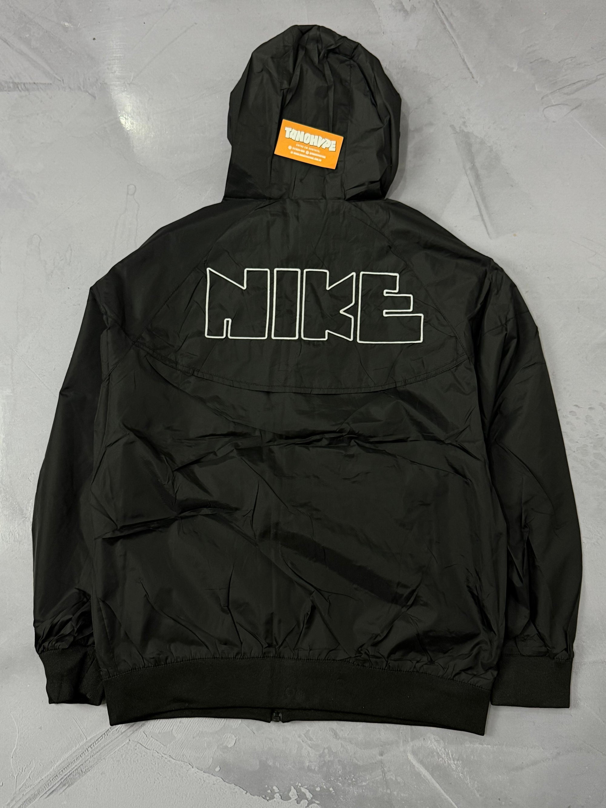 Corta Vento Nike Windrunner Logo - Preto