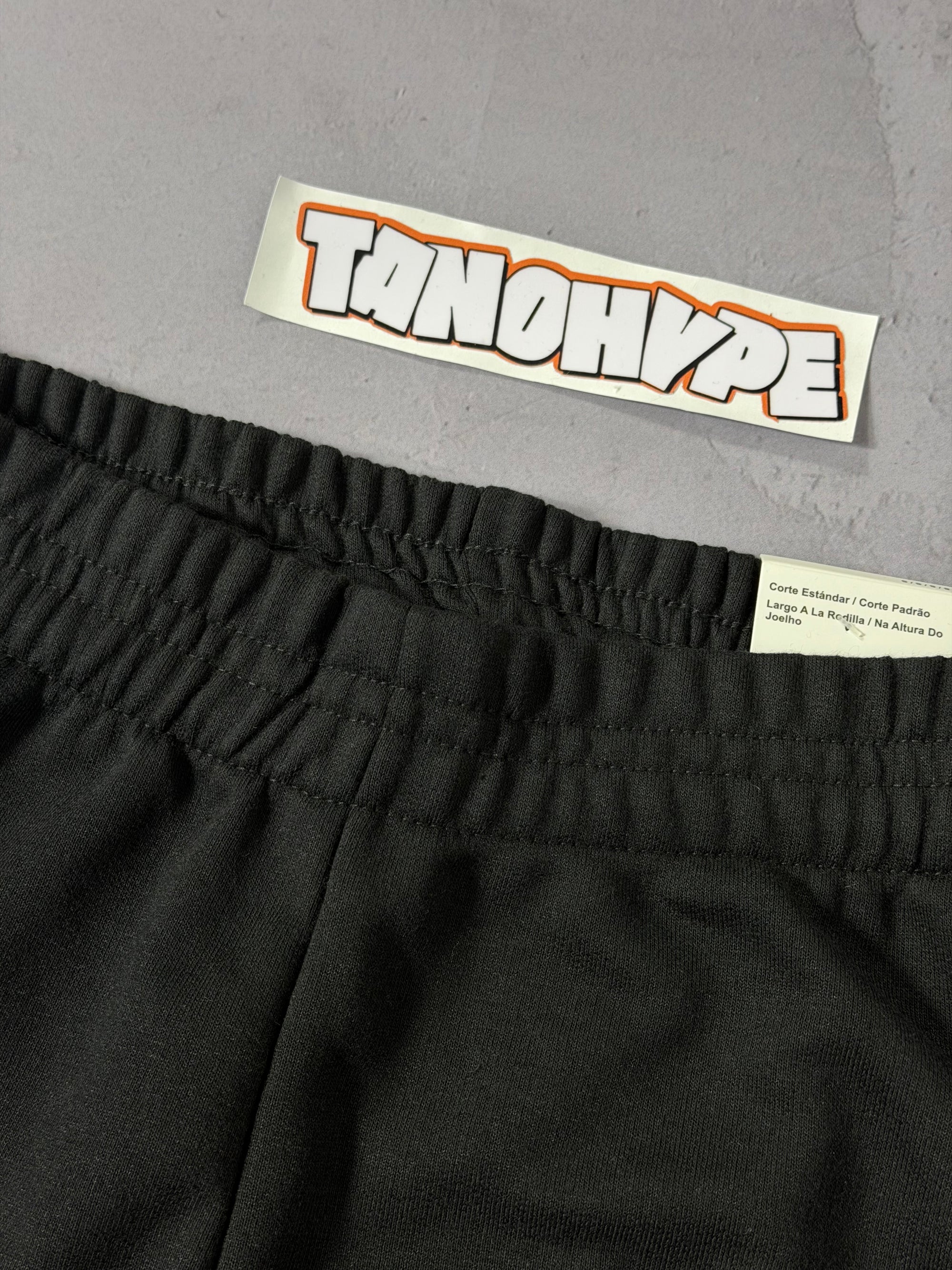 Calça Moletom Nike Reta - Preta