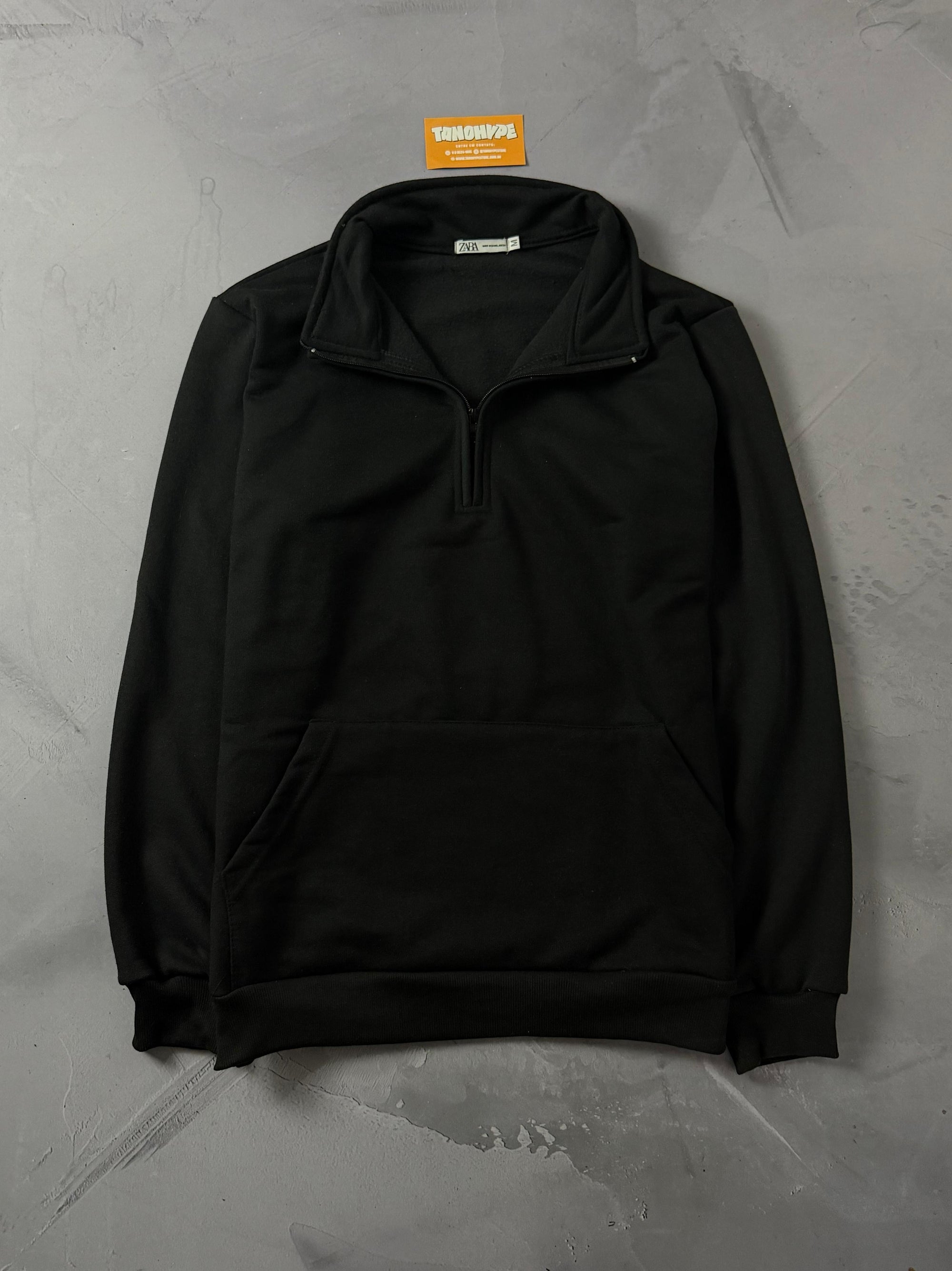 Moletom Gola Alta Zara - Preto