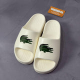 Chinelo Slide Lacoste - OffWhite