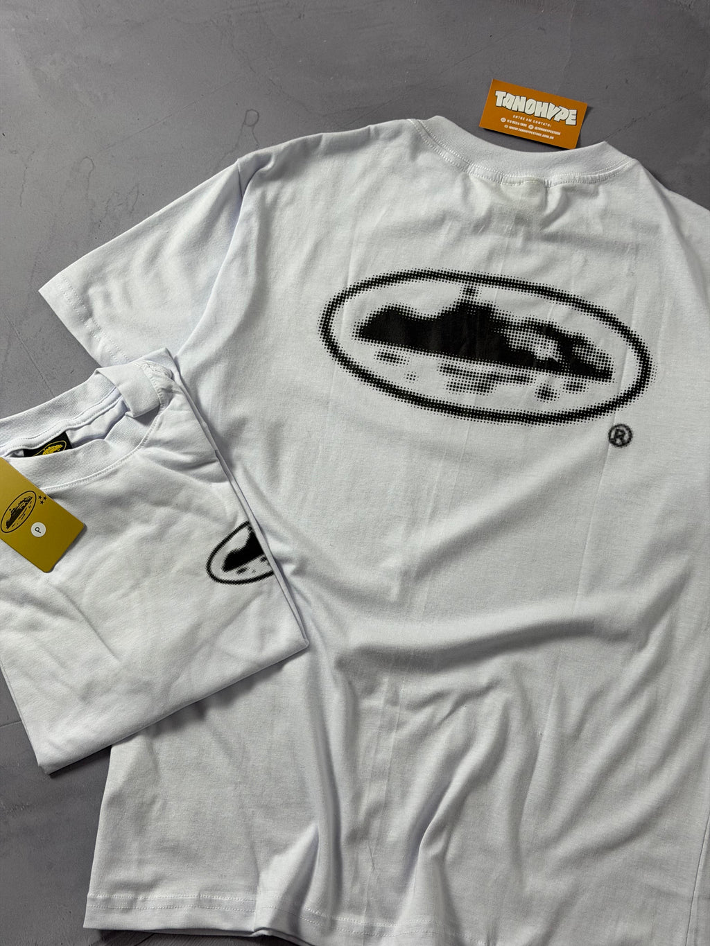 Camiseta Corteiz Island - Branco