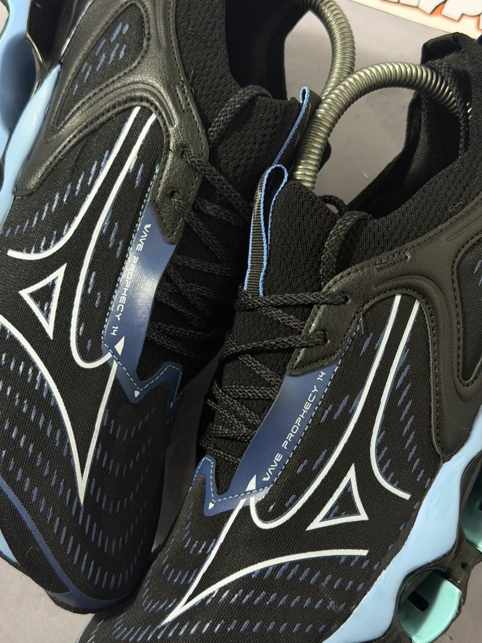 Tênis Mizuno Wave Prophecy 14 - Black Blue