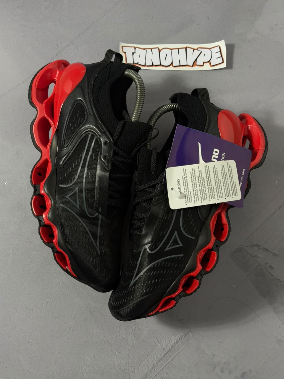 Tênis Mizuno Wave Prophecy 14 - Preto Vermelho