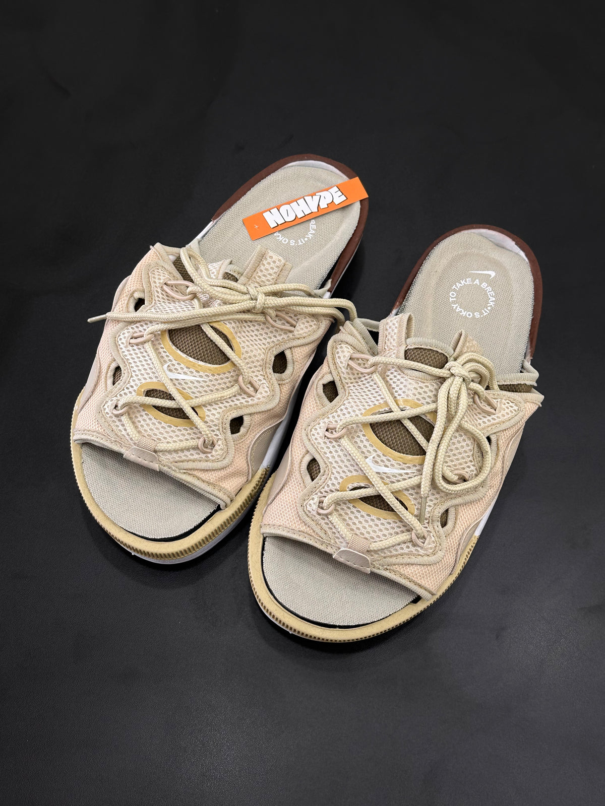 Chinelo Slide Offline Nike - Creme