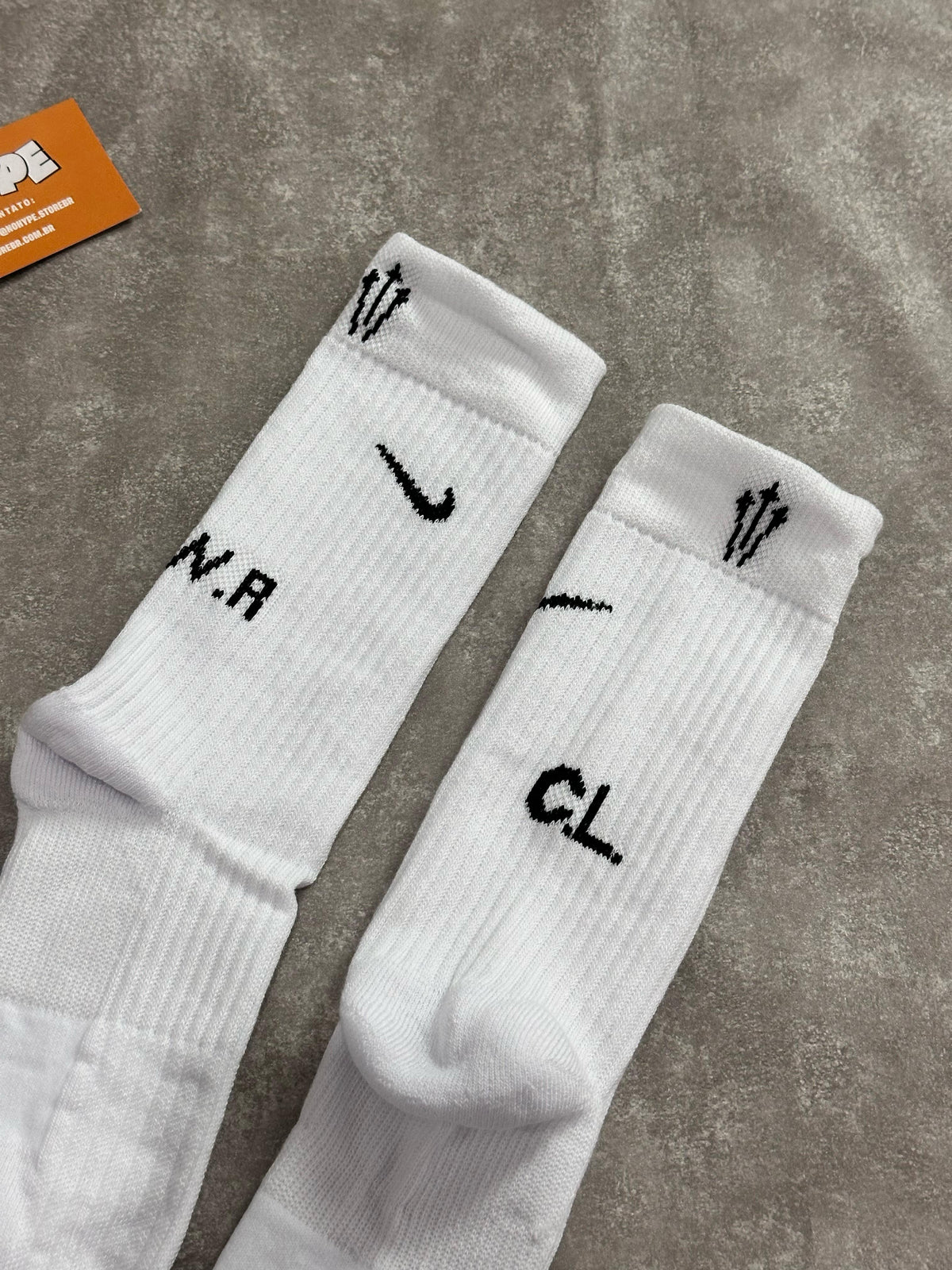 Meia Cano Alto Nike x Nocta - Branca