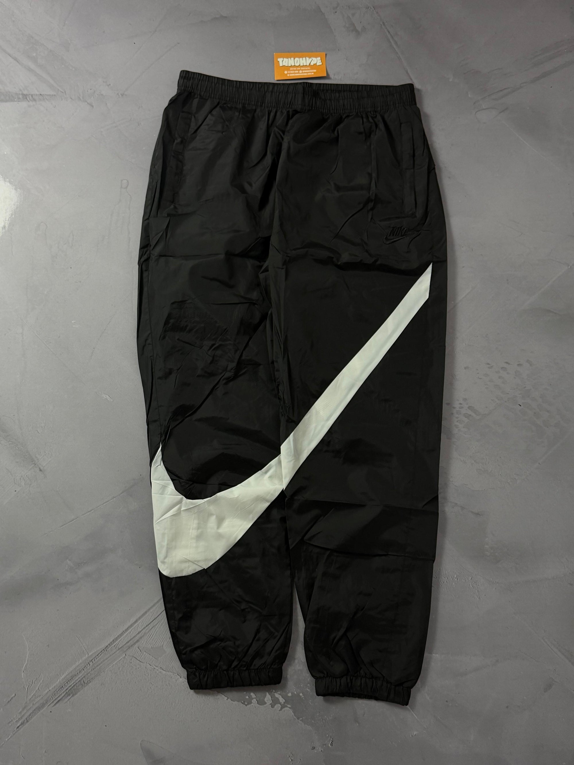 Calça Nike Big Swoosh Tactel - Preto
