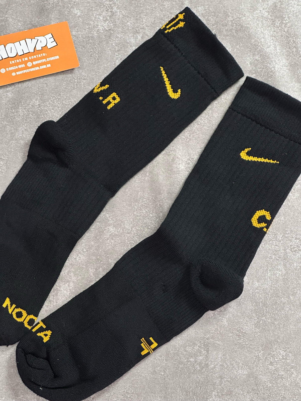 Meia Cano Alto Nike x Nocta - Preta
