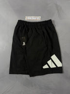 Shorts Tactel Adidas Logo - Preto
