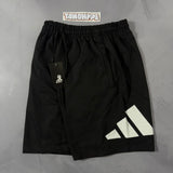 Shorts Tactel Adidas Logo - Preto