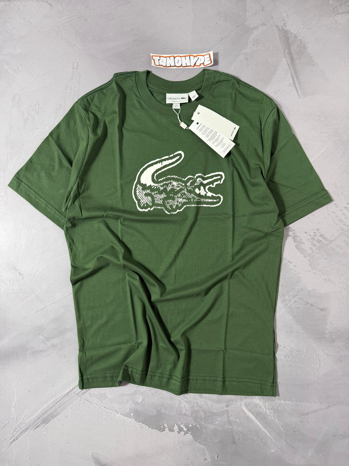 Camiseta Lacoste Logo Failed - Verde