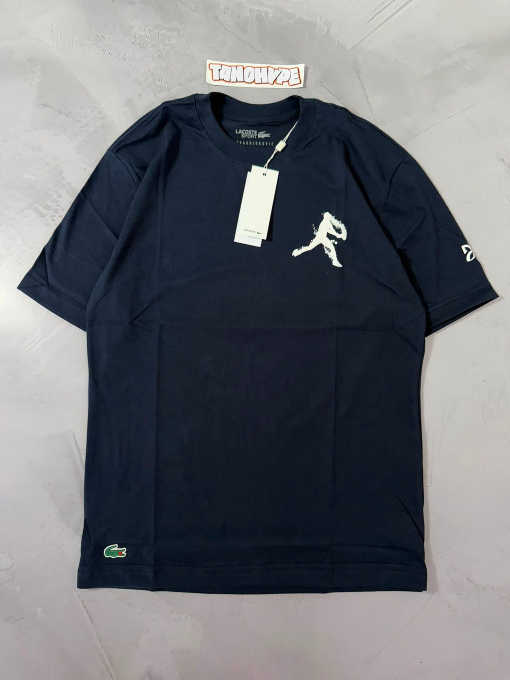 Camiseta Lacoste x Djokovic - Azul Marinho