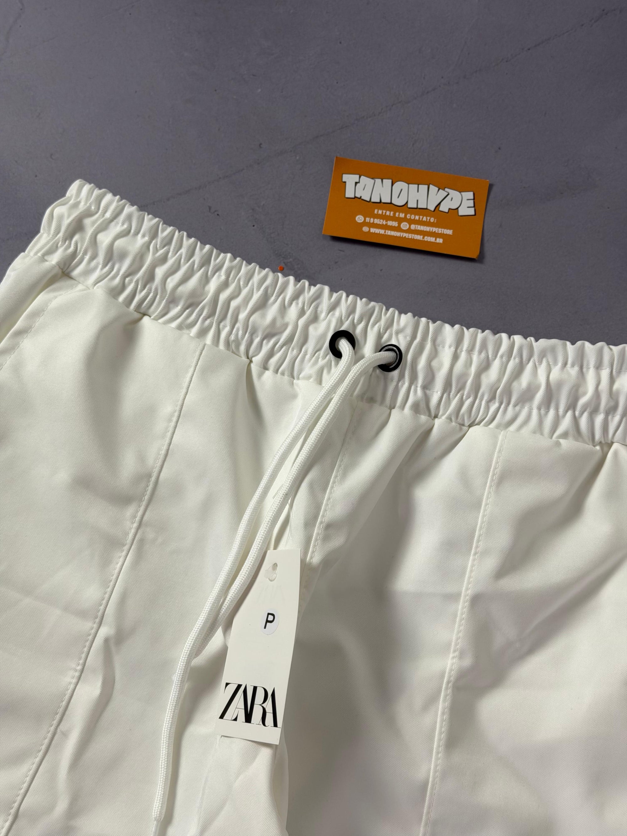 Shorts Tactel Zara - Branco
