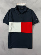 Polo Tommy Hilfiger Bandeirão - Azul Marinho