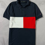 Polo Tommy Hilfiger Bandeirão - Azul Marinho