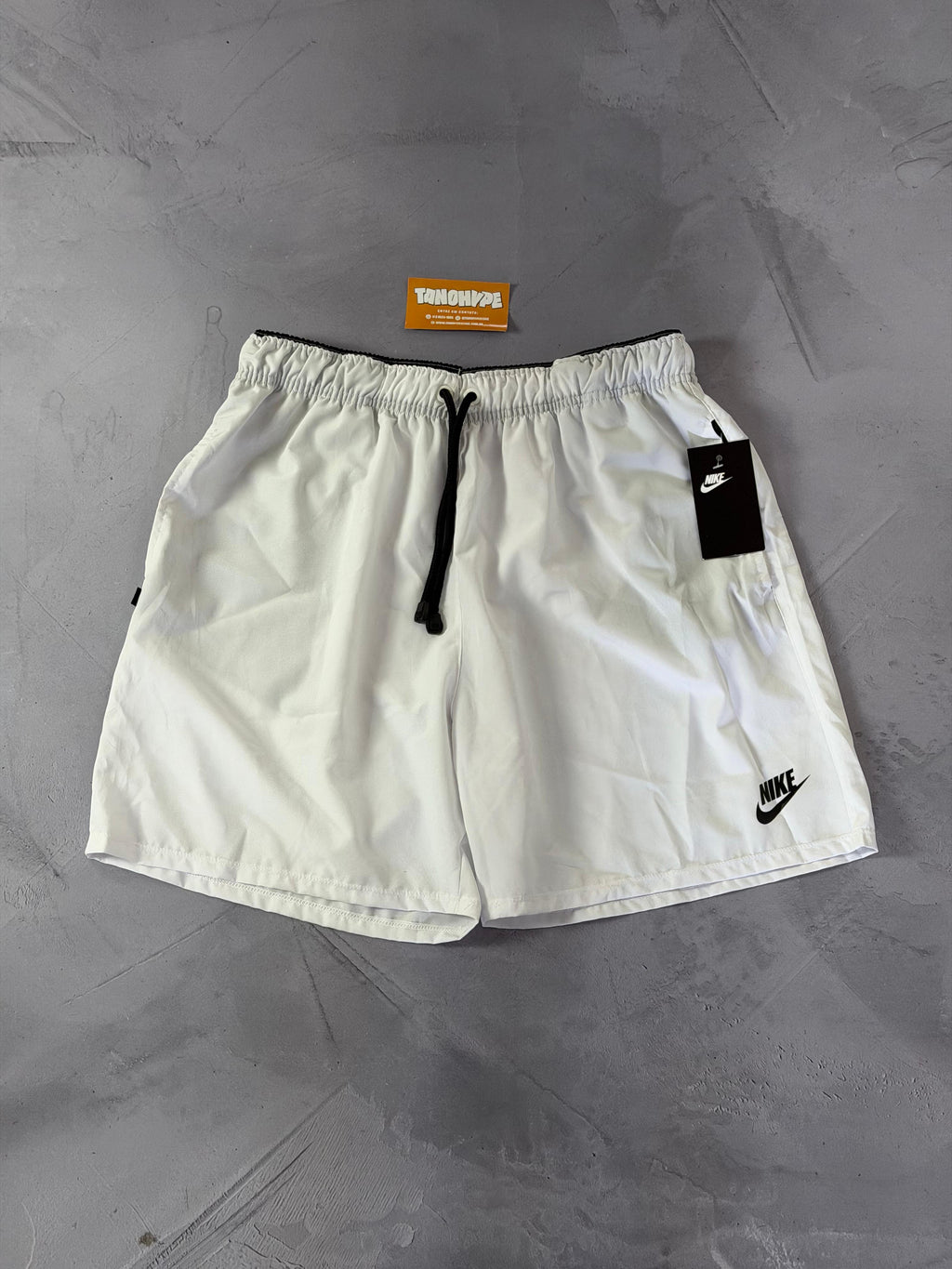 Shorts Tactel Nike Club - Branco 02