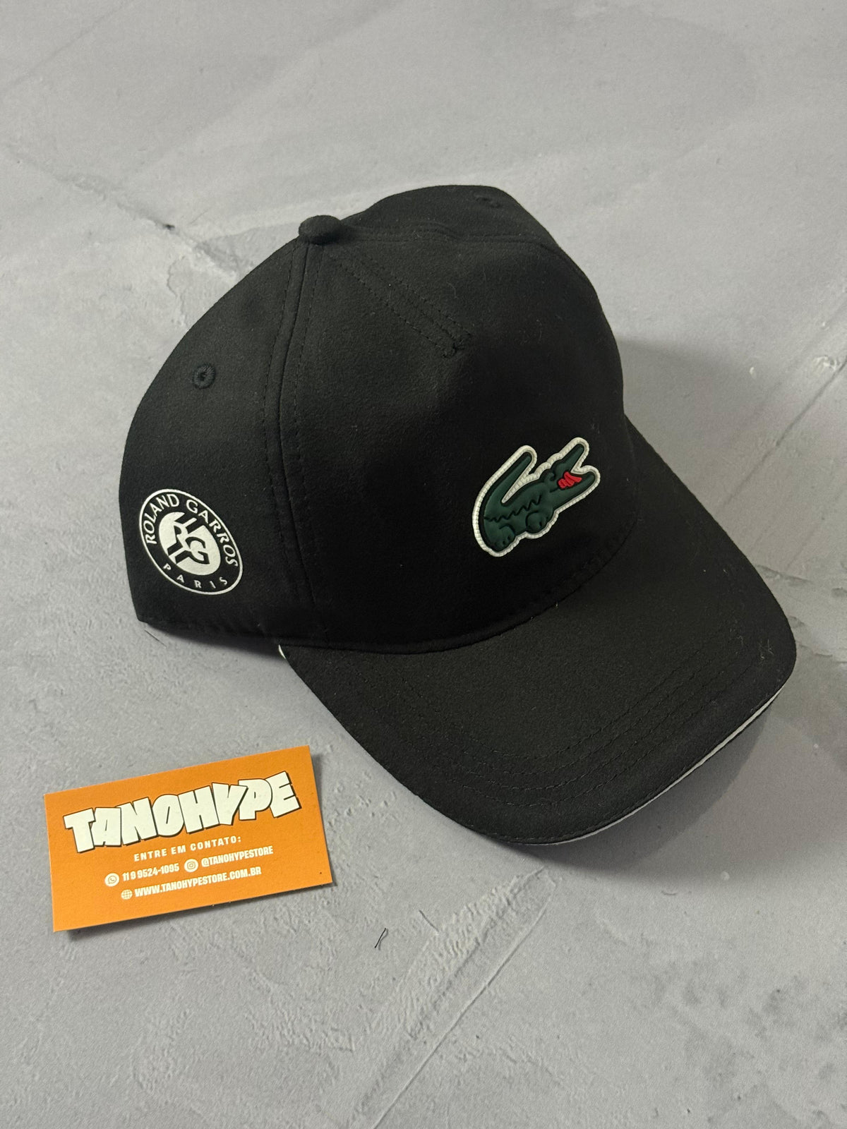 Boné Lacoste Roland Garros - Preto
