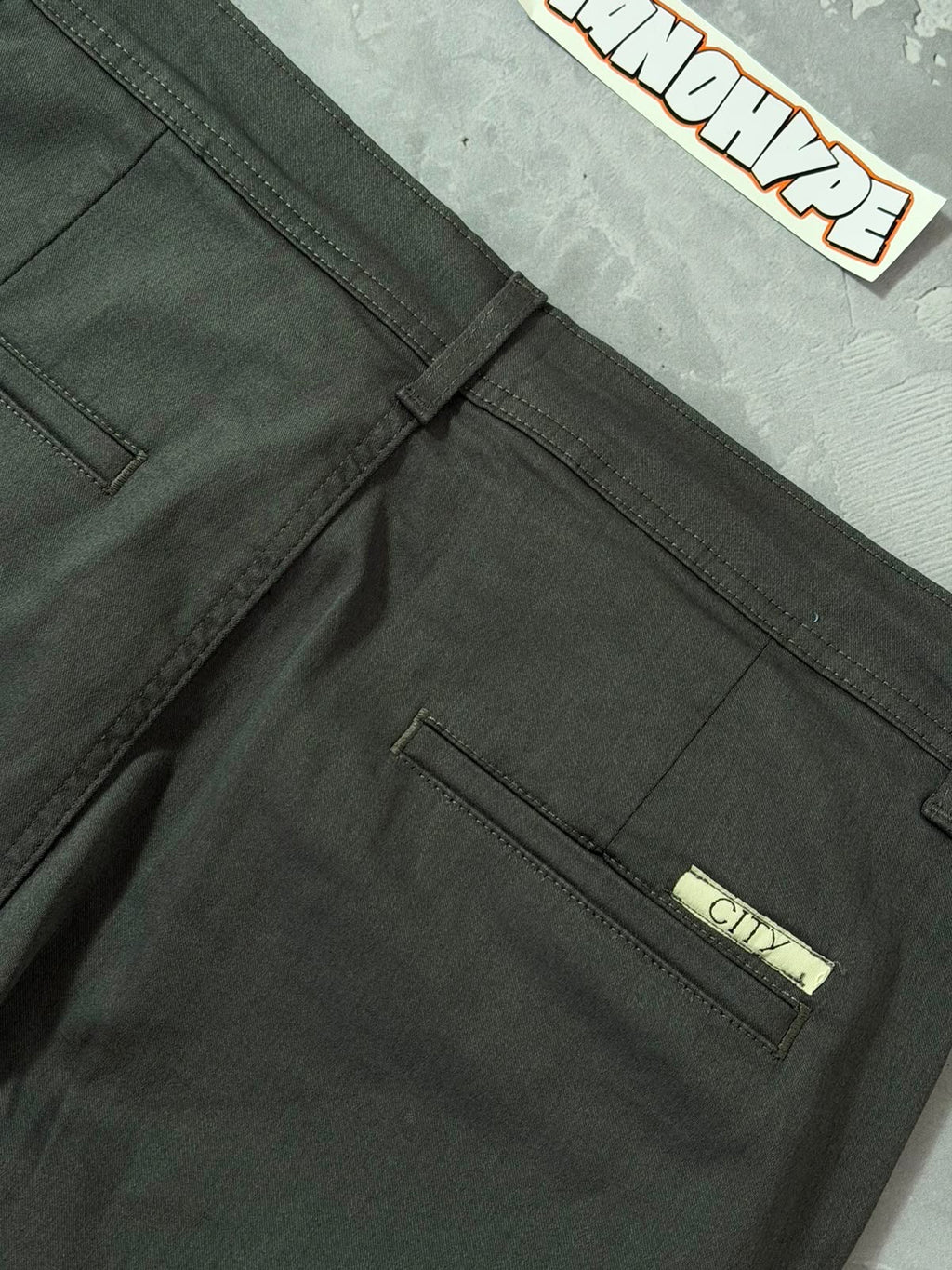 Calça Alfaiataria City Denim - Chumbo
