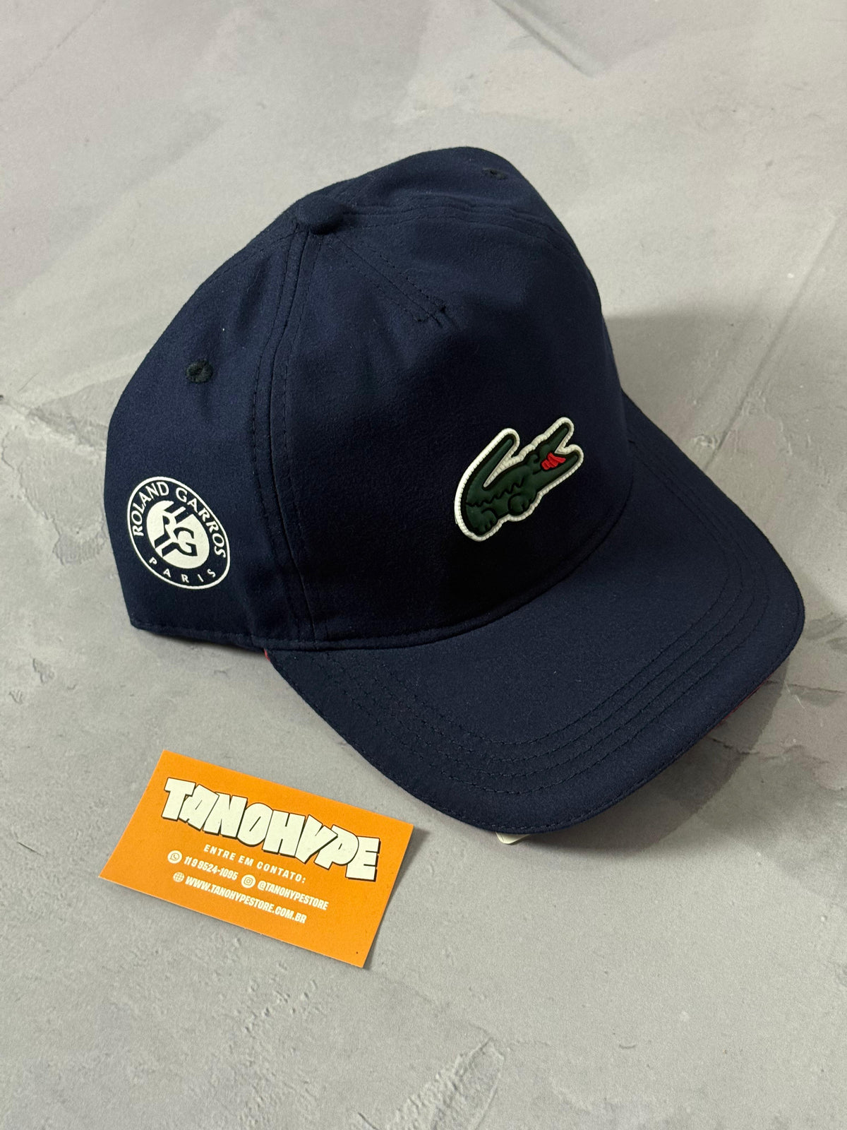 Boné Lacoste Roland Garros - Azul Marinho