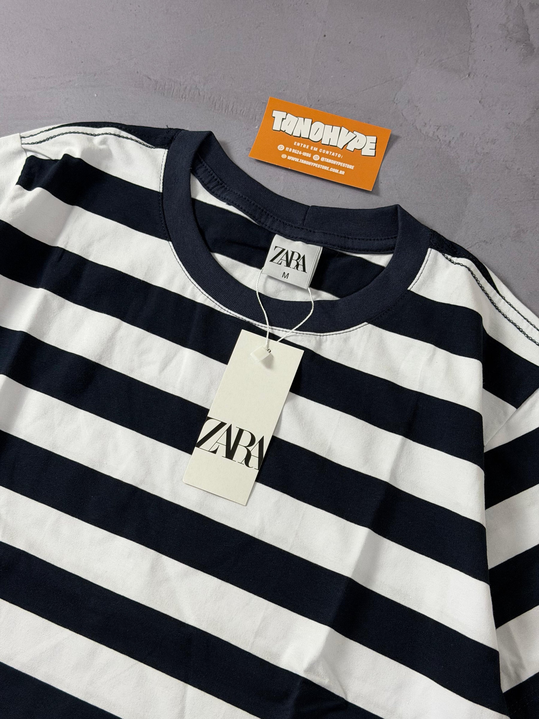 Camiseta Zara Listrada 01
