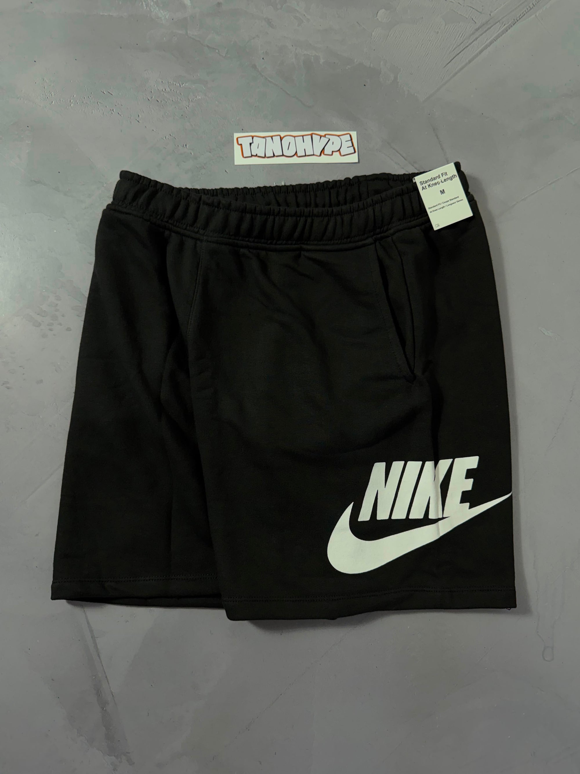 Shorts Moletom Nike Icon - Preto
