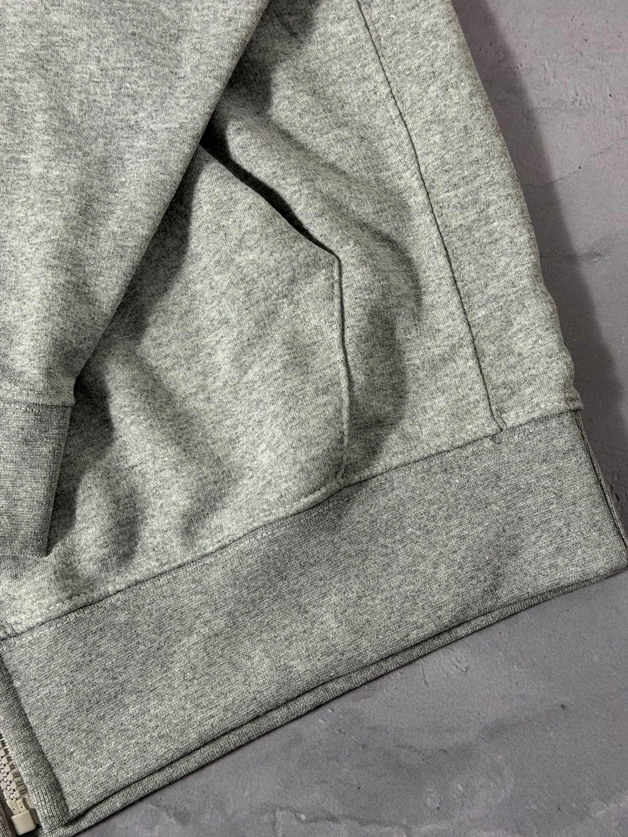 Moletom Nike Club C/Zíper - Cinza