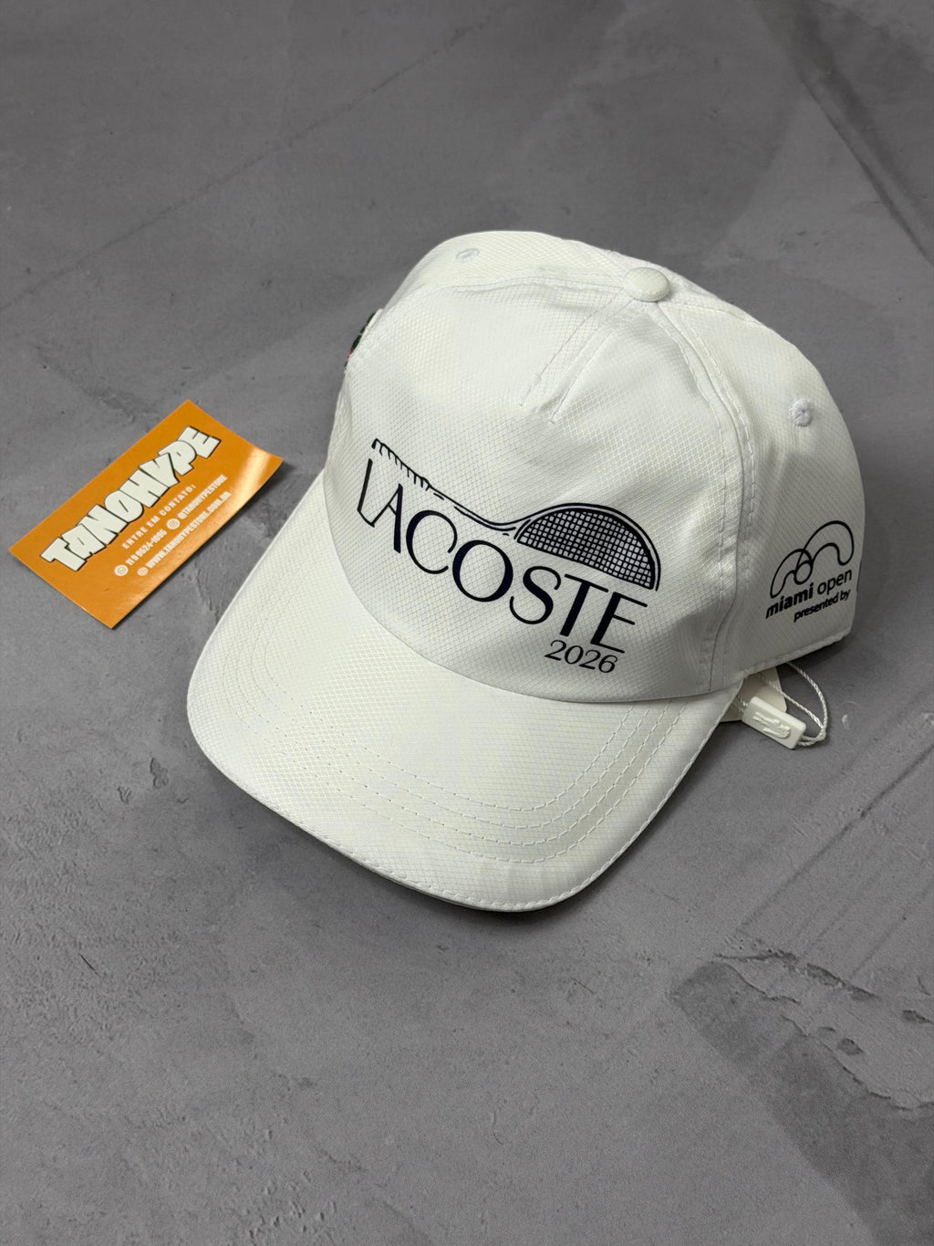 Boné Lacoste Miami Open 2026 - Branco