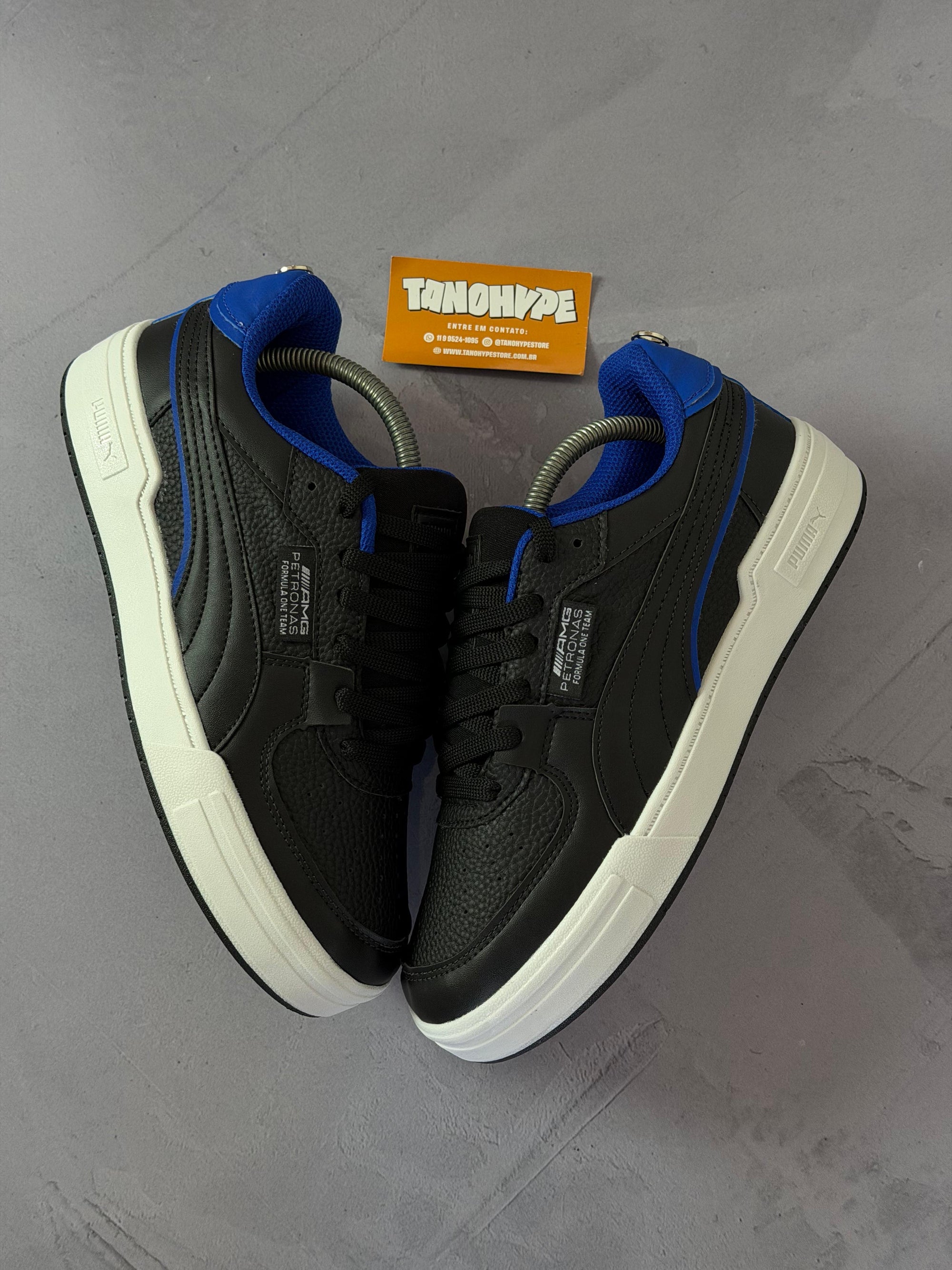 Tênis Puma Ca Pro AMG Mercedes - Preto e Azul