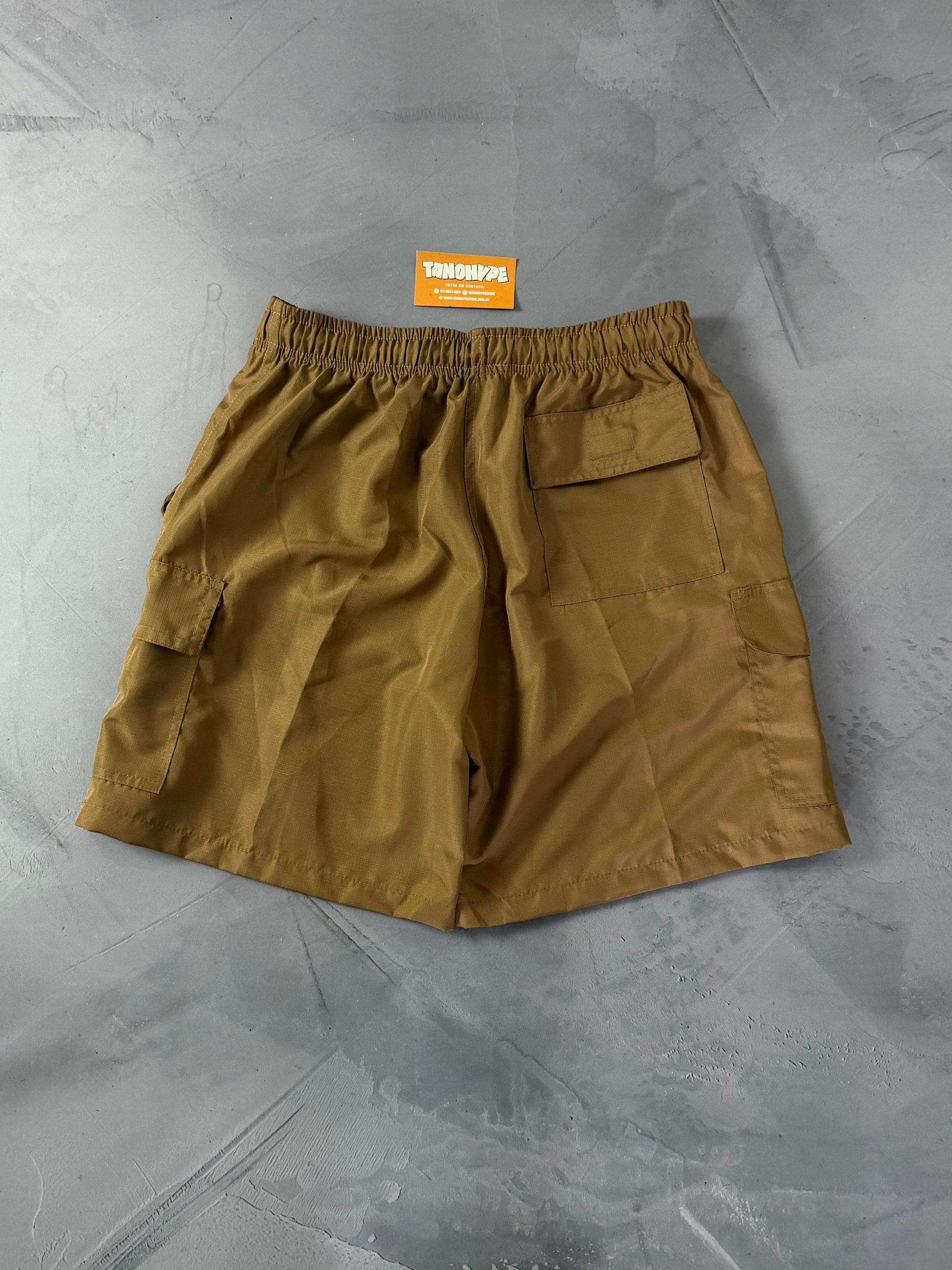 Shorts Ripstop Cargo Nike - Bege
