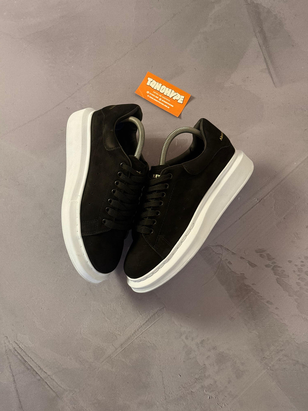Tênis Alexander McQueen - Preto Camurça