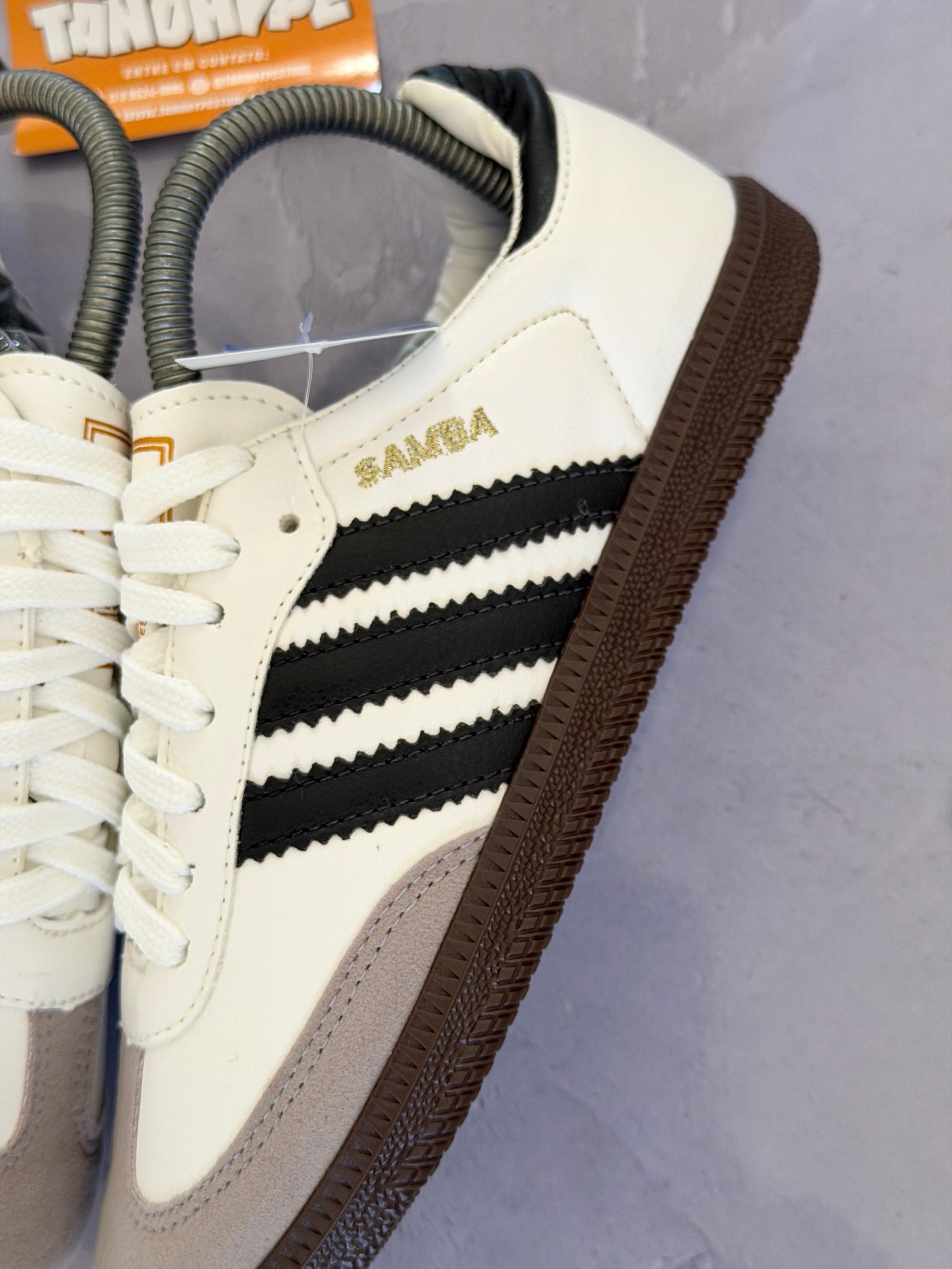 Tênis Adidas Samba - White Brown