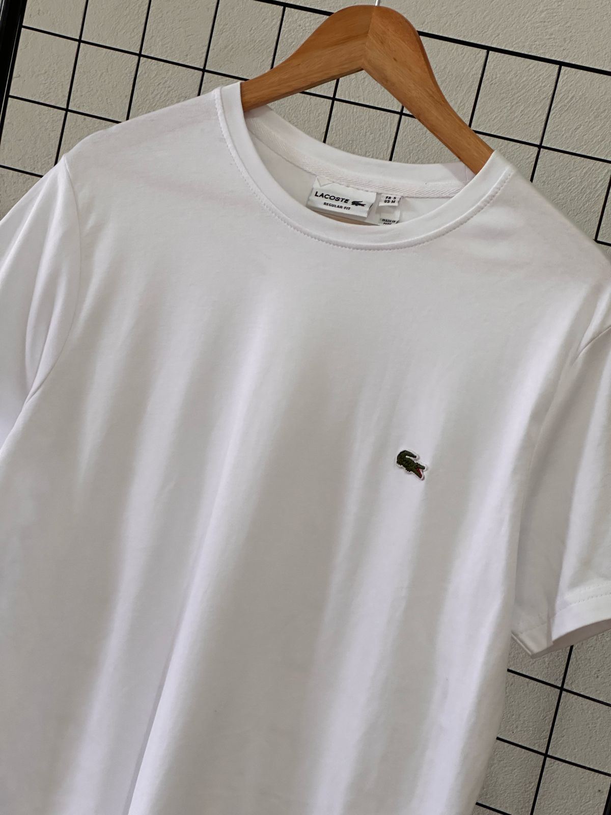 Camiseta Lacoste Peruana - Branca