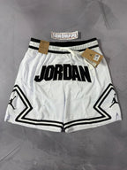 Shorts Jordan Diamond Dri Fit Logo - Branco