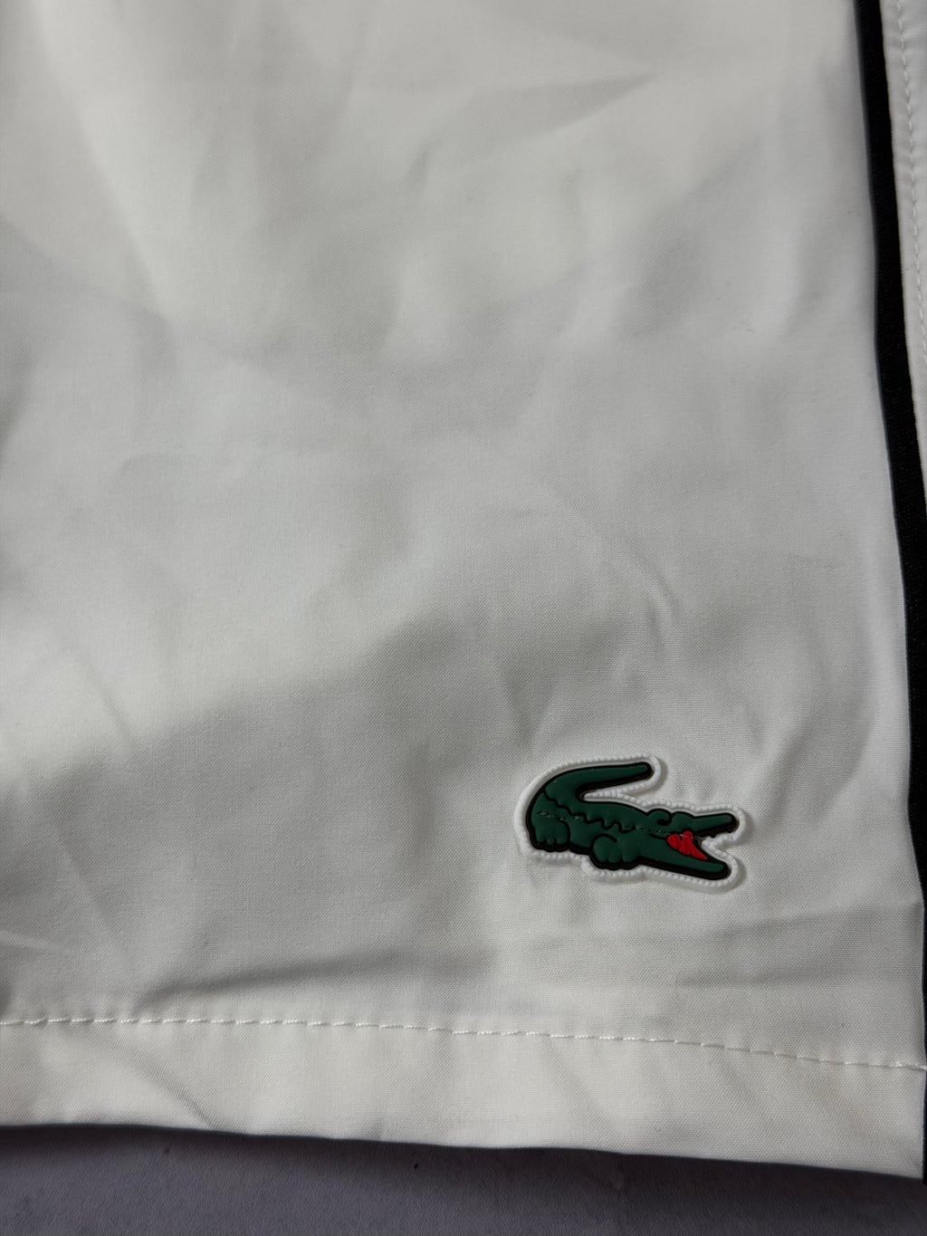 Shorts Tactel Lacoste OffWhite